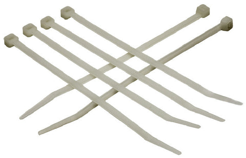 Cable Ties - Natural White (500 PER PACK)