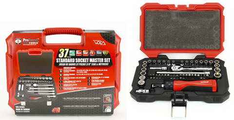 3/8" Drive Standard Socket Master Set- 37 Piece