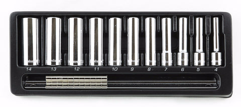 1/4" Drive Metric Socket Set