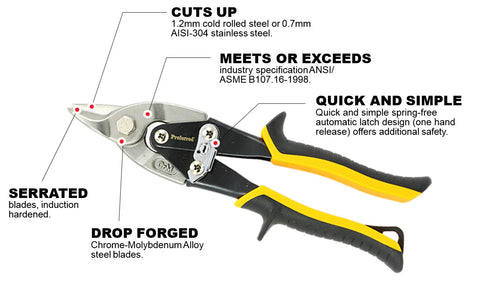 Notch Cut Aviation Snips