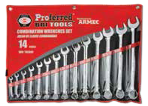 SAE Wrench Set // 3 Pieces // 3/8, 7/16, 1/2 - Tribus Tools - Touch of  Modern