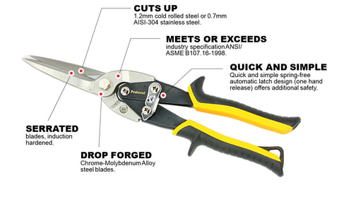 Long Cut Aviation Snips