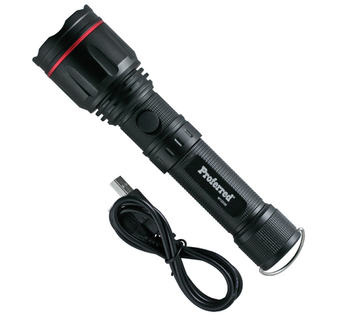 700 lumen led rechargeable aluminum flashlight 700 Lumen Flashlight- Rechargeable