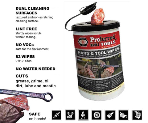 Proferred Industrial Hand & Tool Wipes