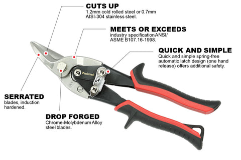 Left Cut Aviation Snips